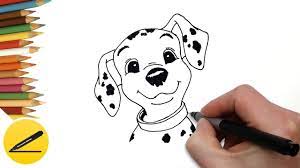 Learn how to draw step by step in a fun way!come join and follow us to learn how to draw. How To Draw A Puppy From 101 Dalmatians Step By Step Drawing For Kids Youtube