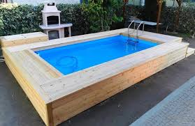 Piscina Fuori Terra Rivestita In Legno Di Larice Siberiano Piscine