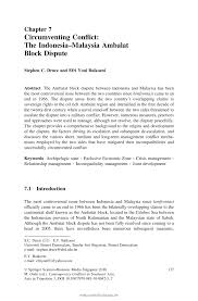 Check spelling or type a new query. Pdf Circumventing Conflict The Indonesia Malaysia Ambalat Block Dispute