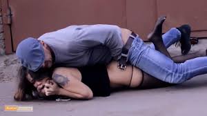 Hot Brunette Raped by Stranger - ForcedCinema