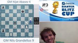He is the top ranked player of sweden. Chess24 Com On Twitter Nils Grandelius Wins 9 4 And Plays Magnus Carlsen In The Quarterfinals It Will Be Incredibly Fun To Play Him Https T Co Dubswvuwk6 C24live Banterblitzcup Https T Co Xvx7vldjs0