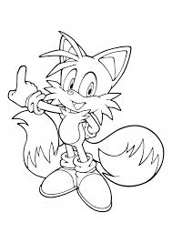 Sonic the hedgehog tails coloring pages are a fun way for kids of all ages to develop creativity focus motor skills and color recognition. Tails Is A Modest Good Natured Fox Coloring Pages Sonic The Hedgehog Coloring Pages Colorings Cc