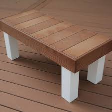 The most practical material to use for the seat of any bench is 2x4. Upgrade Your Deck And Add Finishing Touches
