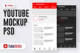 Download Best Youtube Mockup Psd Free Download Tubeskills