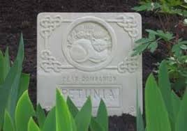 Cats leave paw prints memorial stone. Making A Pet Memorial Stone Garden Molds