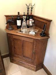 Stunning Honey Oak Corner Cupboard Cabinet In 2020 Corner Cupboard Cabinet Corner Cabinet