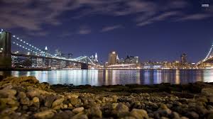 Brooklyn Bridge At Night Hd Wallpaper New York City Wallpaper New York Wallpaper Usa Wallpaper