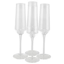 Libbey® glass champagne flute glasses in clear (set of 12) 16 16 reviews. Pack Of Clear Rib Champagne Flutes
