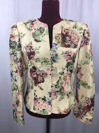 Vintage Ursula Of Switzerland Womens Waist Blazer Jacket Lines Size 12 Made Usa