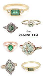 Ditch The Diamond Alternative Engagement Rings Featuring A Colored Stone Green Wedding Shoes Diamond Alternative Engagement Ring Engagement Rings Sapphire Alternative Engagement Rings