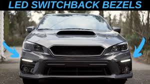 This provides you with not only a perfect fit, but a perfect performance from whatever oem light your benz requires. 2018 Wrx Sti Drl Fog Light Bezels W Fog Light Hole Sequential Turn Signals Subie Bros