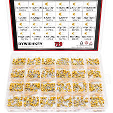 dywishkey 24value 720pcs dip monolithic multilayer ceramic chip capacitors assortment kit 0 1uf 100nf ceramic capacitor set