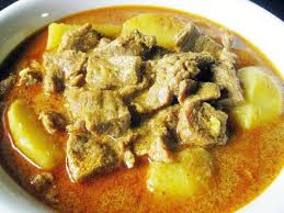 1/4 kg daging 3 sudu besar rempah kari daging Resepi Kari Daging Campur Ubi Kentang
