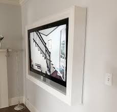 Tv ceiling mount with shelf for 32 to 70 with adjustable mast. 27 Modern Tv Mount Ideas For The Living Room And Beyond Photos