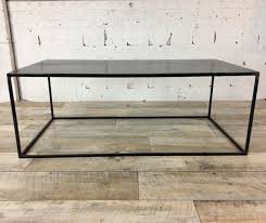 Raw Steel Top Industrial Style Minimal Coffee Table Modern Etsy Coffee Table Minimal Coffee Table Coffee Table Steel Frame