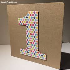 Though making a birthday card may take a little more time than running out and buying one, it will pay off when your friend or loved one receives a card to make a birthday card, fold a piece of colorful construction paper into quarters. 7 Homemade 1st Birthday Cards In 2021 Birthday Cards Diy Handmade Birthday Cards Homemade Birthday Cards