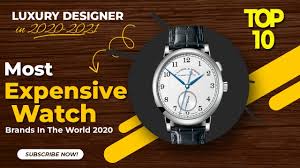 With a market cap of more. Most Expensive And Luxury Watches In The World Luxury Watches Brands 2020 Youtube
