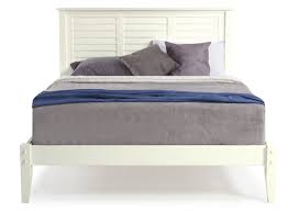 Amolife white upholstered faux leather platform bed with solid wooden slat support and button tufted headboard, full size 4.6 out of 5 stars 1,551 $164.99 $ 164. Marseille Full Size Platform Bed White