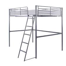 Lit Mezzanine 140x190 Cm Ole Coloris Gris Vente De Lit Enfant Conforama