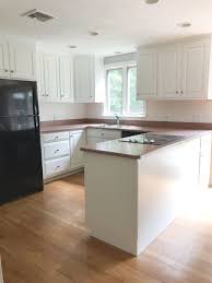 Make room for colorful kitchen cabinet paint color ideas! How I Painted My Kitchen Countertops Andie Mitchell