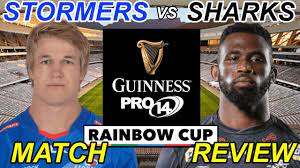 Sat 22 may 2021 | 12:30. Stormers Vs Sharks Rainbow Cup Sa 2021 Live Review Youtube
