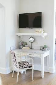 corner kitchen desk under tv