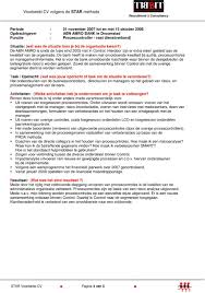 Voorbeeld Cv Volgens De Star Methode Recruitment Consultancy Pdf Gratis Download