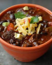 Pork Black Bean Chili Andrew Zimmern Chili Recipes Chili Recipe With Black Beans Black Bean Chili
