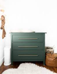 Give this basic ikea nightstand an easy modern makeover in just a few hours following the tutorial for this tarva nightstand hack! Ikea 3 Drawer Hemnes Hack Modern Boho Scandinavian Nursery Ikea Dresser Makeover Ikea Bedroom Design Ikea Chest Of Drawers