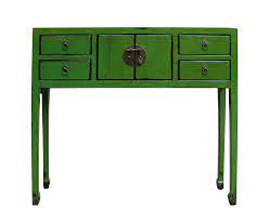 You can use it to fill an empty space or to accent your decor. Chinese Distressed Green Console Table On Chairish Com Wohnen