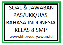 Soal bahasa indonesia kelas 8. 35 Soal Jawaban Pas Uas Bahasa Indonesia Kelas 8 Semester 1 2 Kherysuryawan Id