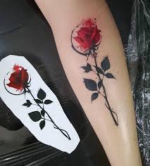 Waterclolr Rose Tattoo 120 Meaningful Rose Tattoo Designs 3 3 Rose Tattoos Rose Tattoos For Men Rose Tattoo Design
