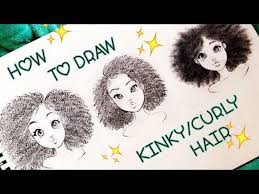 Colección de bania soto fernández. How To Draw Kinky Curly Hair Textures 4a 4b 4c Christina Lorre Youtube