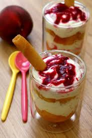Verrine Expresse Facon Peche Melba Amandine Cooking Peche Melba Recette Verrine Dessert Peche Melba