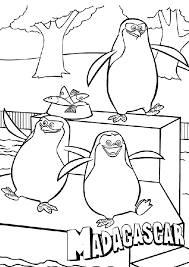 Free printable madagascar coloring pages. Color Area Penguins Of Madagascar Coloring