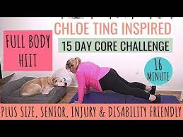 chloe ting inspired 15 day challenge full body hiit plus size senior disability friendly ep 1 youtube 15 day challenge hiit challenges