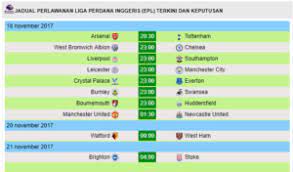 Jadual waktu peperiksaan sijil pelajaran malaysia 2017 2017 © hak cipta kerajaan malaysia lembaga peperiksaan kementerian pendidikan malaysia lp/spm/2017. Jadual Perlawanan Liga Perdana Inggeris Epl 2017 2018 Sumber Informasi Terkini