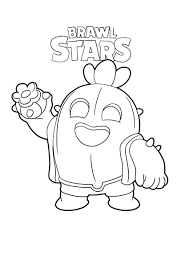 Spike Brawl Stars Para Colorear