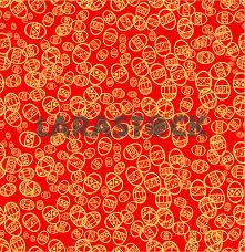 Easter eggs seamless pattern batik. Red Seamless Background With Easter Eggs Marketolya Kushch Larastock