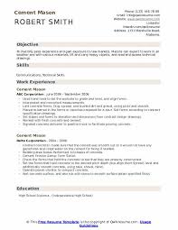These guidelines are extremely simple to follow. Cement Mason Resume Samples Qwikresume