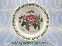 Portmeirion Botanic Garden 10 Inch Dinner Plate Shrubby Peony Botanical Gardens Garden Pottery Portmeirion