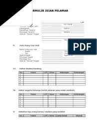 Check spelling or type a new query. Formulir Isian Pelamar