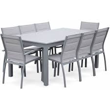 Table en teck pour 6/8 personnes. Salon De Jardin Alu Gris The Best Undercut Ponytail