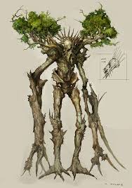 The Spirit Tree Large Wood Golem Brute Art Concept Art Characters Creature Art