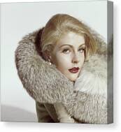 Portrait Of Angela Howard Wearing A Heitner Metal Print