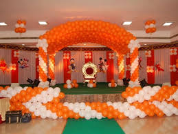 Hall Birthday Decoration At Home Wall Balloon Decoration In Vizag Balloon Decorators In Vizag In 2020 Balloon Decorations Birthday Balloon Decorations Balloons