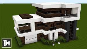 Minecraft house easy small modern house tutorialhello today i will show you how to build easy and cool simple minecraft modern house #minecraft #minecraftho. Minecraft How To Build A Modern House Mansion Tutorial Easy Episode 4 2018 Minecraft Map