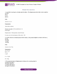 Acceleration problem 3 at t =0,aparticleisatrestattheorigin. Ncert Exemplar Class 9 Science Solutions Chapter 8 Motion Free Pdf Download
