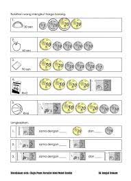 Latihan tahun 1 hingga 5. Latihan Matematik Topik Wang Kelasi Home Tuition Facebook