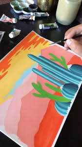 See more ideas about gouache painting, gouache, painting. Painting A Desert Scene With Gouache Artsketchescreativepaintings Desert Gouache Painti Hudozhestvennye Kartiny Iskusstvo Risunka Akrilovoe Iskusstvo